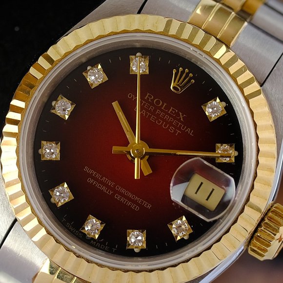 Rolex Datejust Factory Diamond Dial Box & Papers - Picture 4 of 13